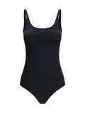 CourrèGes Cut-Out Detail One-Piece Swimsuit — Black
