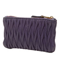 Matelasse Leather Pouch