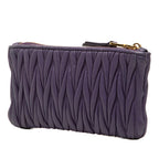 Matelasse Leather Pouch