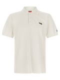 Kenzo Embroidered Tiger Logo Polo — White