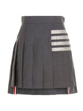Thom Browne 4 Bar Skirt — Gray