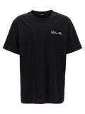 Balmain Logo-Embroidered T-shirt — Black