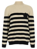 Balmain Marinière Sweater — cream