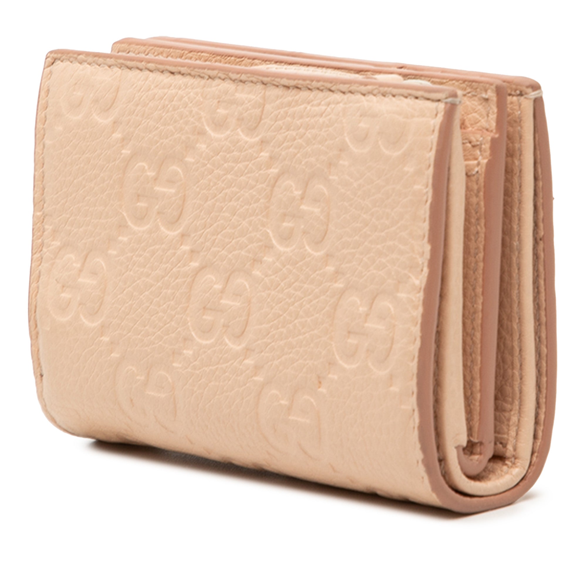 Small GG Emblem Leather Bifold Wallet