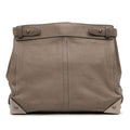 Leather Fold Over Trunk Adele Clutch