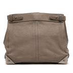 Leather Fold Over Trunk Adele Clutch