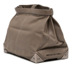 Leather Fold Over Trunk Adele Clutch