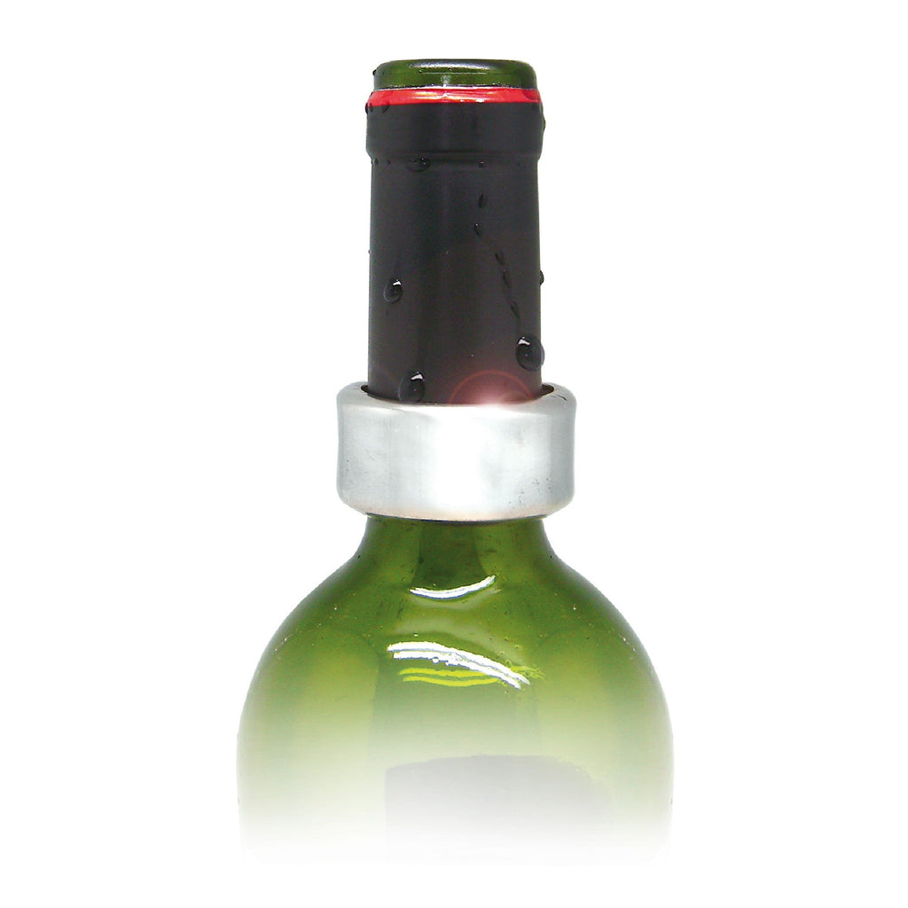 Set de Anillas Antigoteo Plateadas para Vino