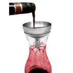 Embudo Decantador de Vino Acero Inox