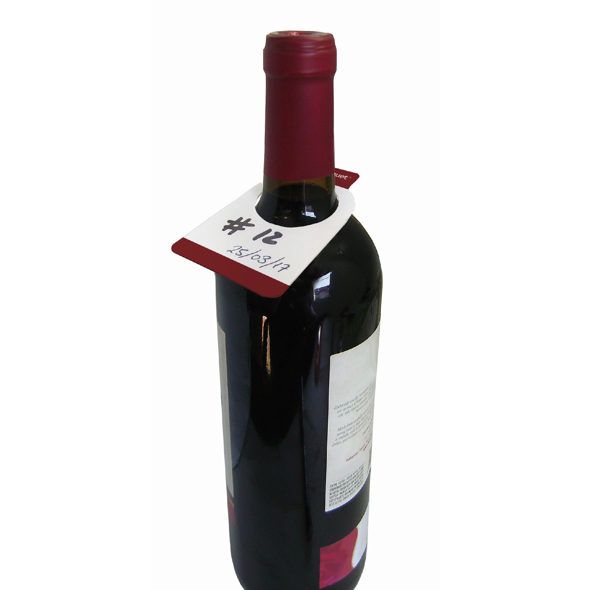 Set de 24 Etiquetas para Botellas con Rotulador