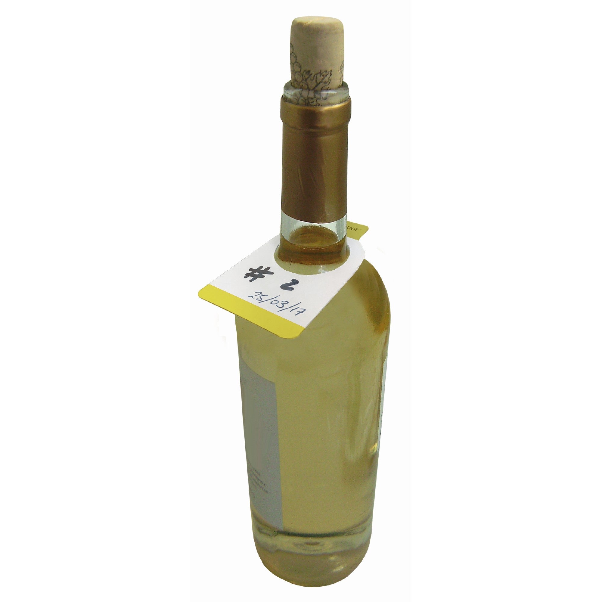 Set de 24 Etiquetas para Botellas con Rotulador