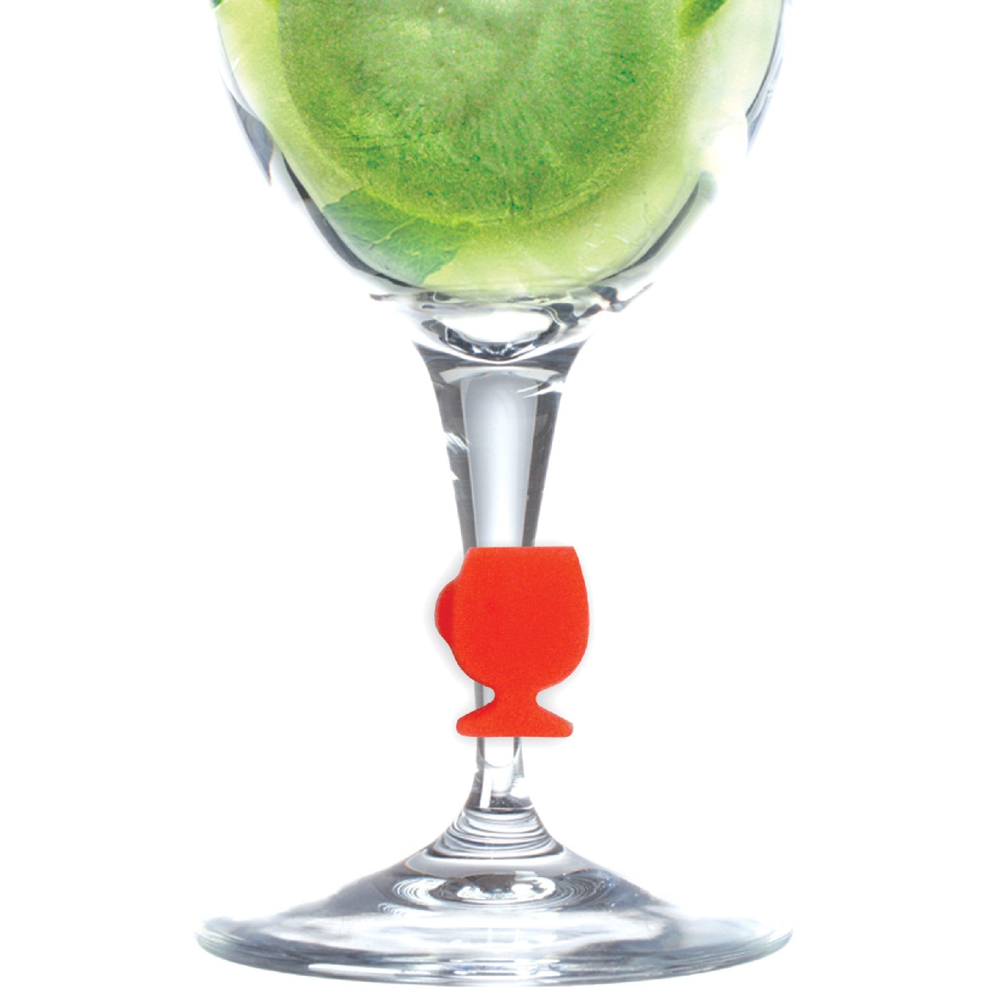 Set de 8 marcacopas de silicona surtidos