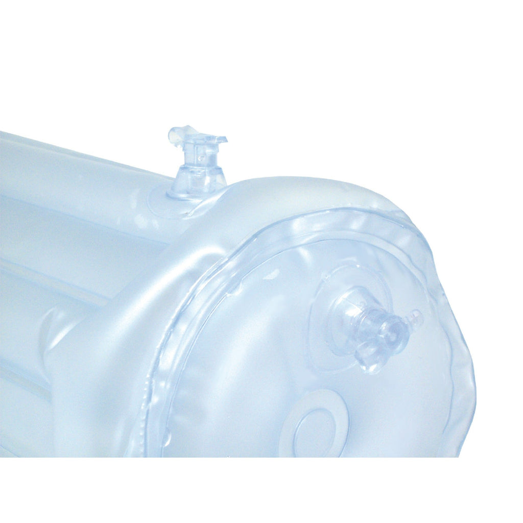 Protector hinchable para botellas deviaje