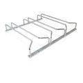 Soporte plateado para copas de vino de acero inoxidable