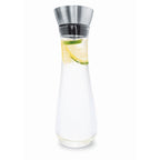 Jarra Cristal 1L con Tapa Acero Antigoteo