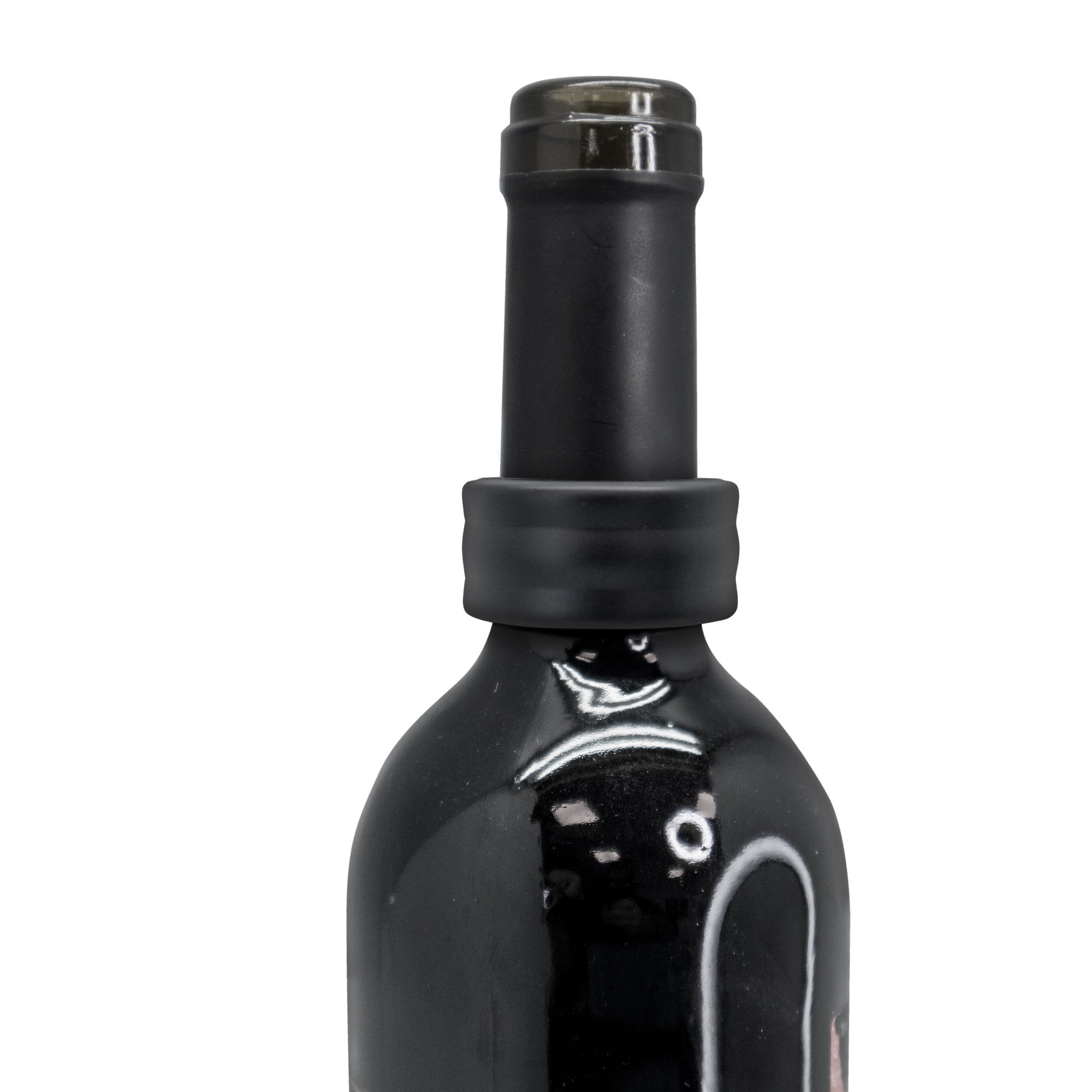 Set de Anillas Antigoteo Negras para Vino