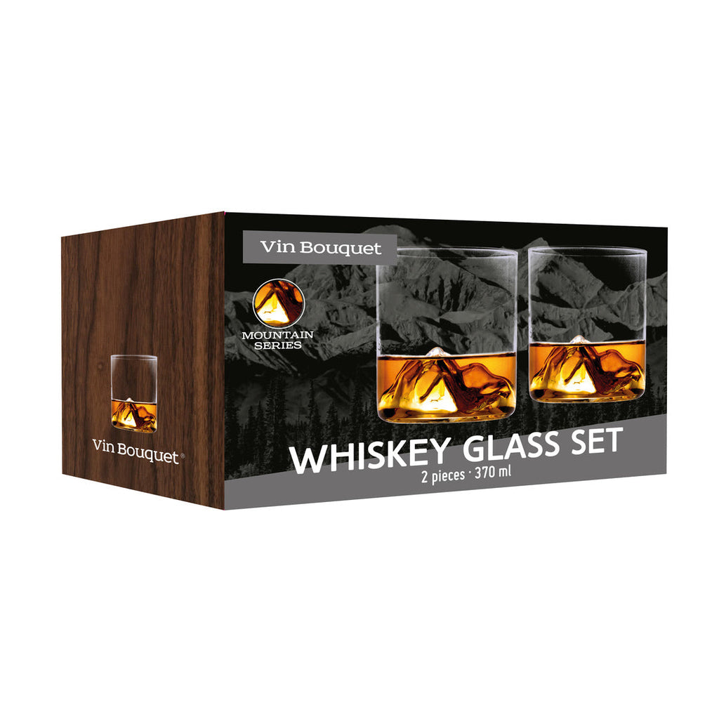 Set 2 Vasos Whisky Montaña 370 ml