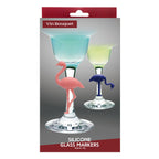 Set de 8 marcacopas de silicona surtidos