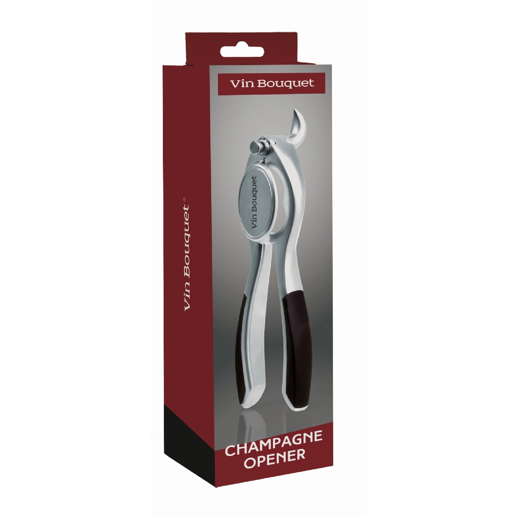 Abridor de cava de acero inoxidable antisalpicaduras