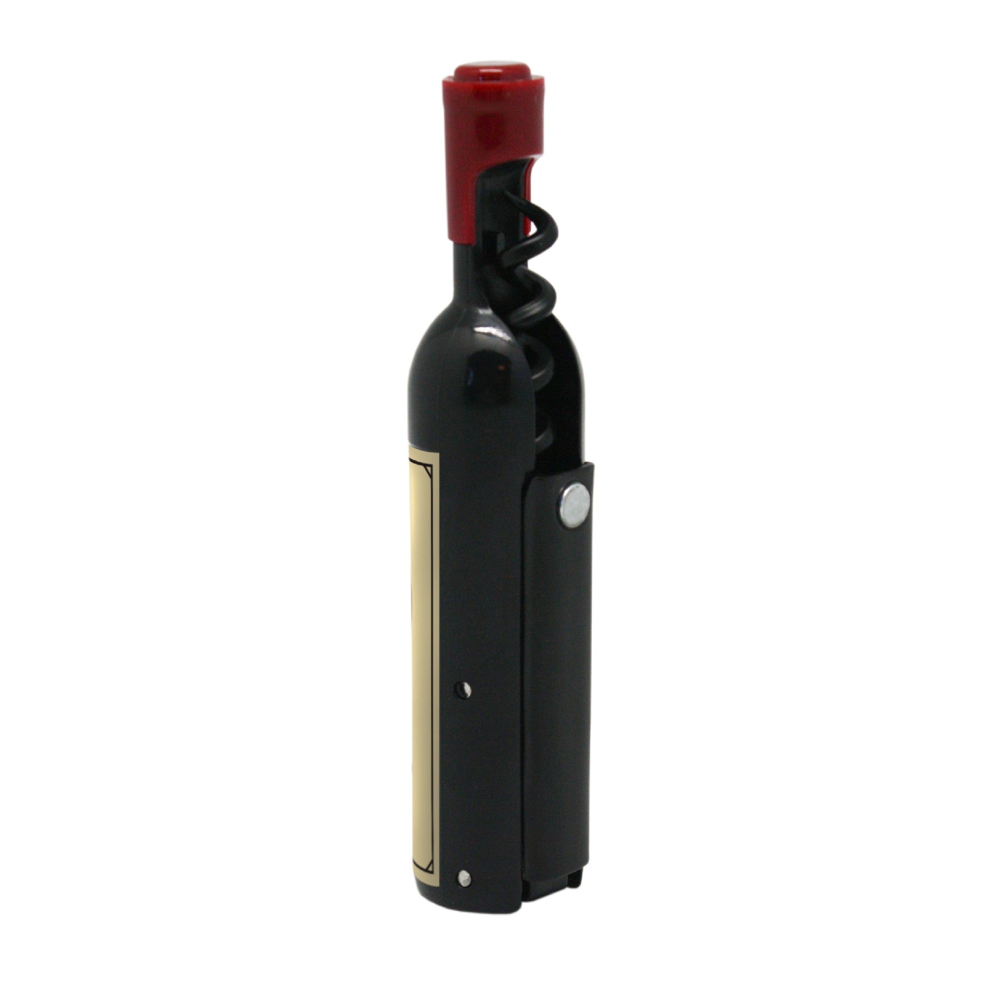 Sacacorchos forma botella de vino con imán