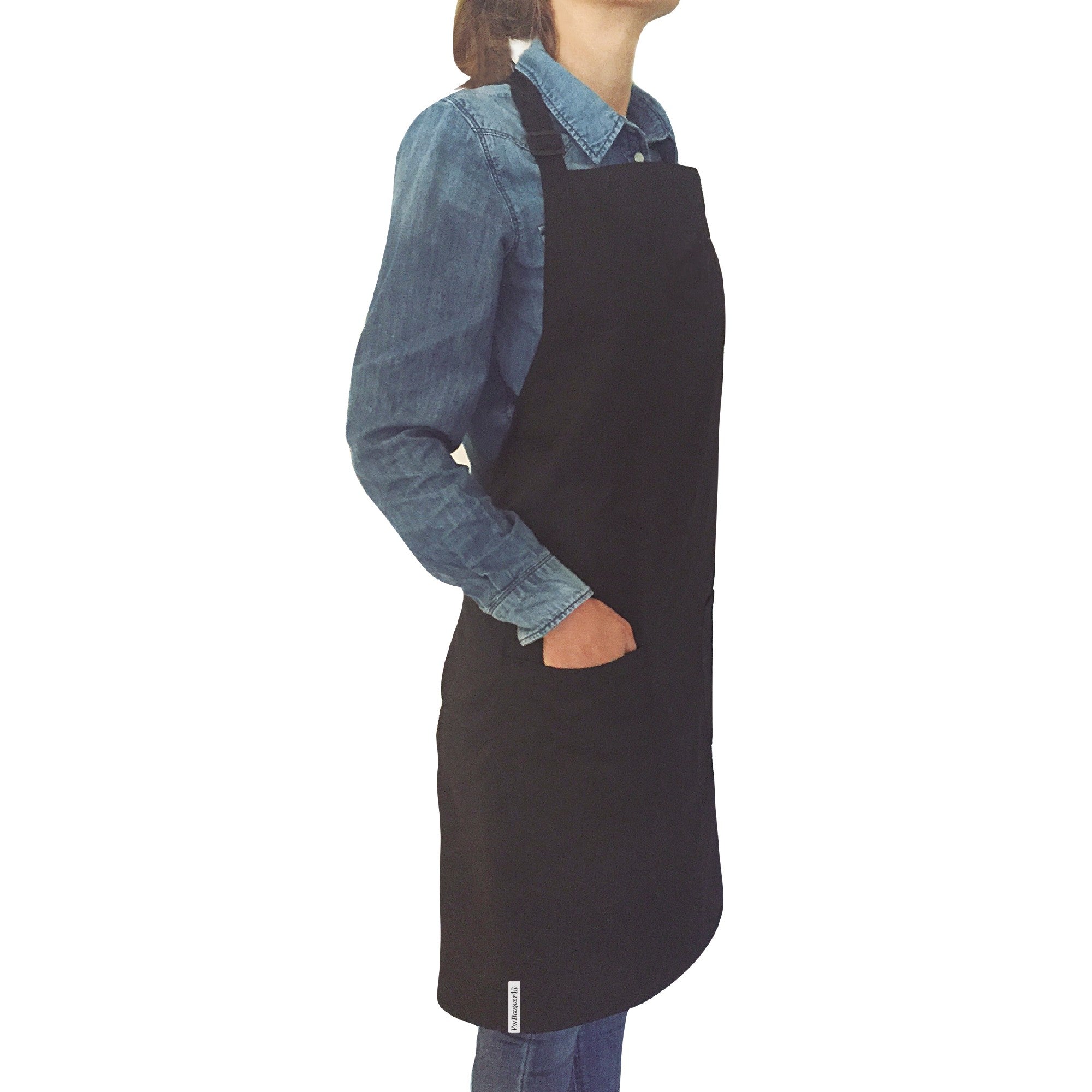 Mandil de cocina en tejido de nylon resistente
