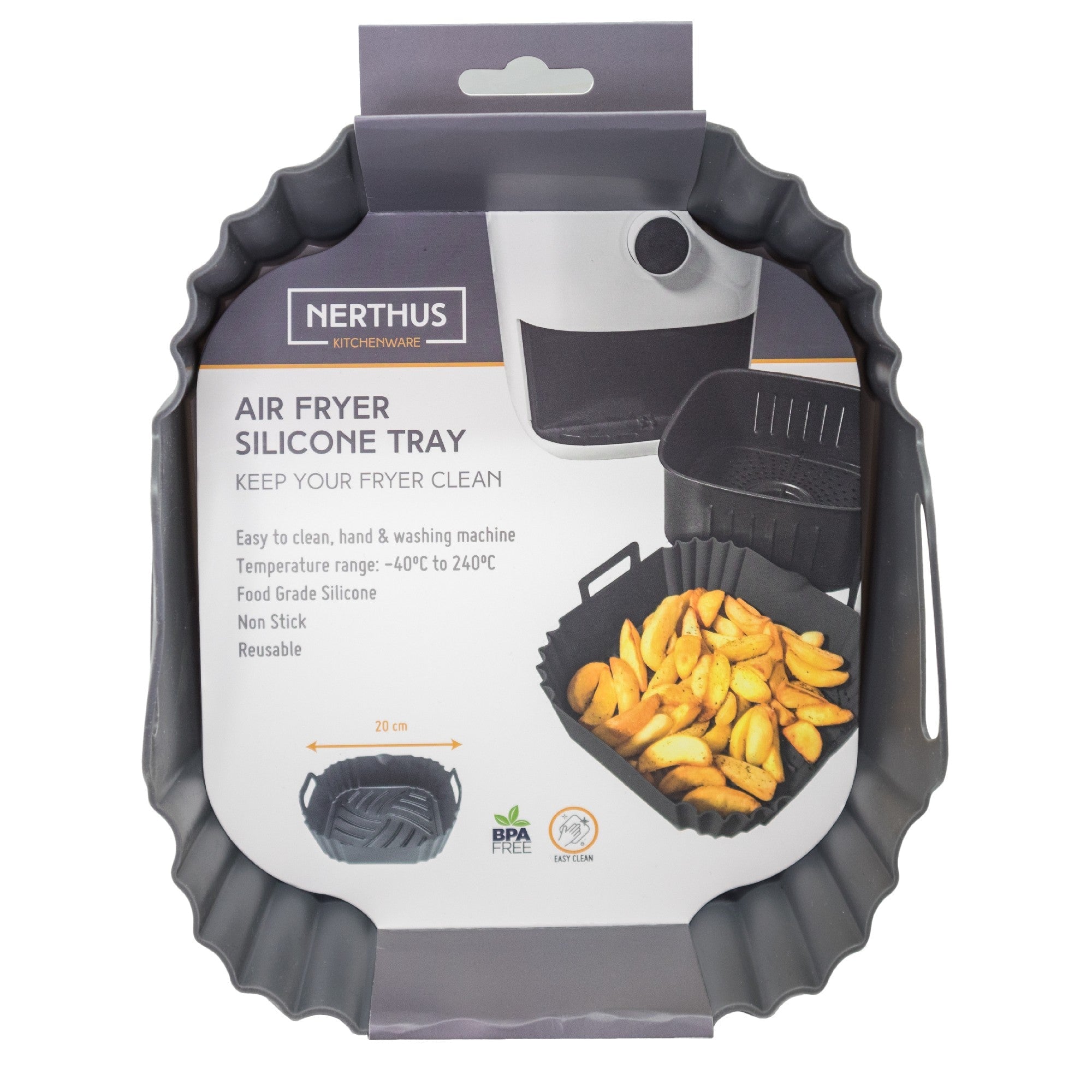 Bandeja Reutilizable de Silicona para Freidora de Aire