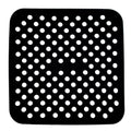 Bandeja de Silicona Perforada para Freidora de Aire – 19x19 cm, Reutilizable