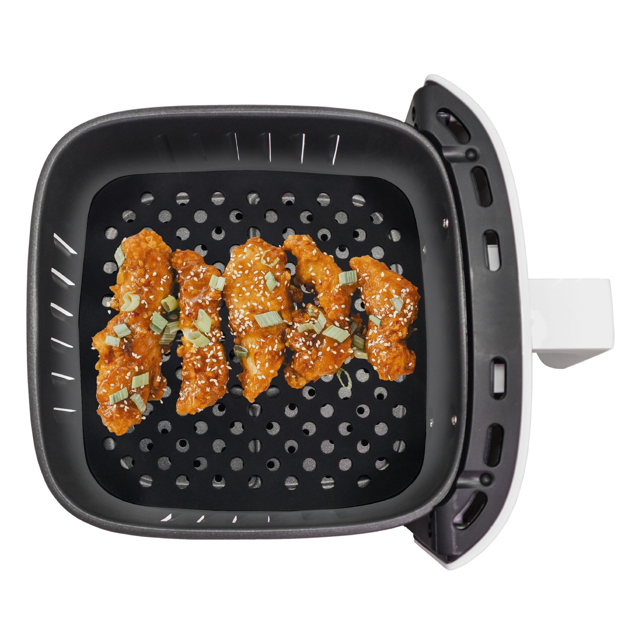 Bandeja de Silicona Perforada para Freidora de Aire – 19x19 cm, Reutilizable