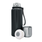 Termo acero inoxidable con vaso y tapón click
