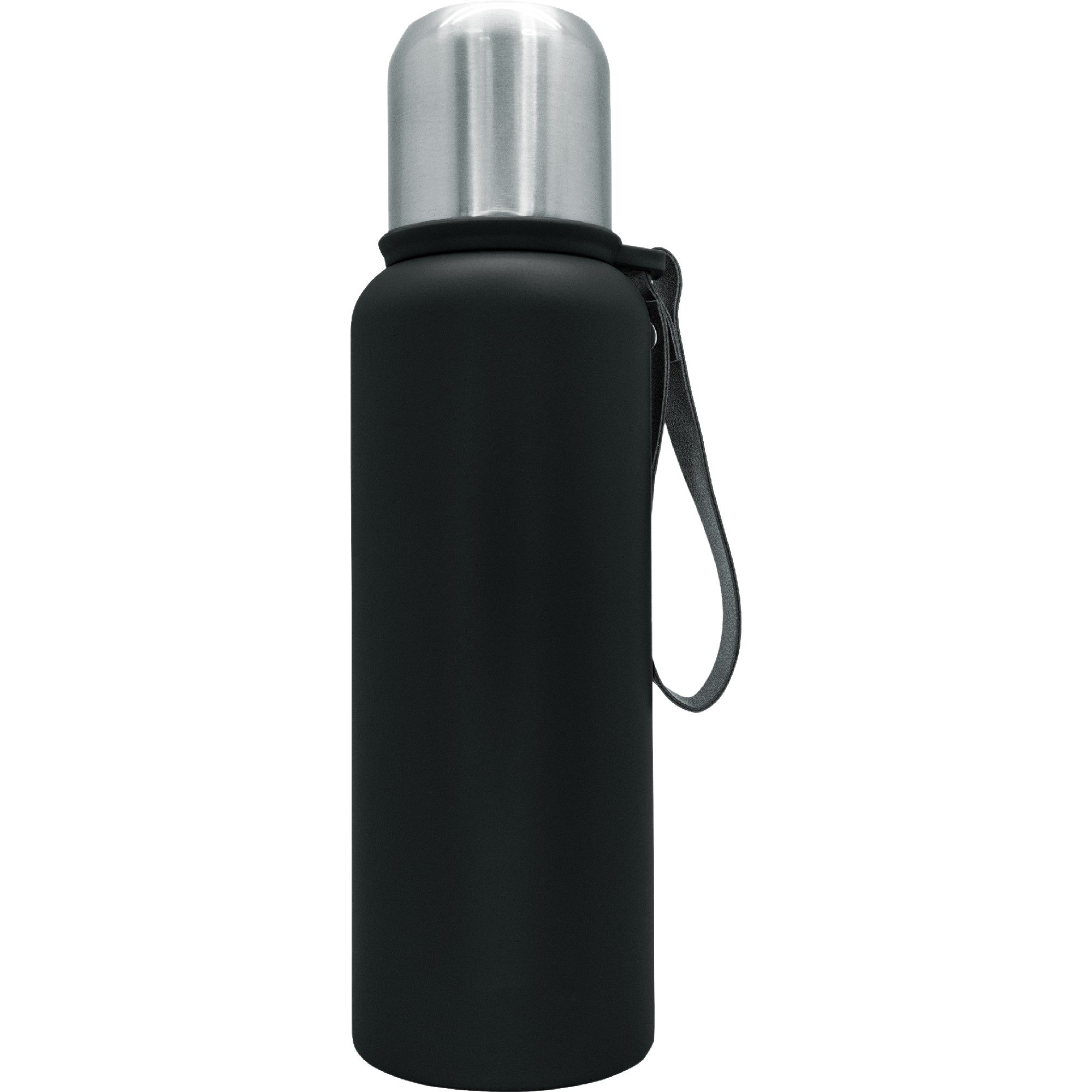 Termo acero inoxidable con vaso y tapón click