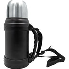 Termo acero inoxidable con vaso y tapón click