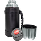 Termo acero inoxidable con vaso y tapón click