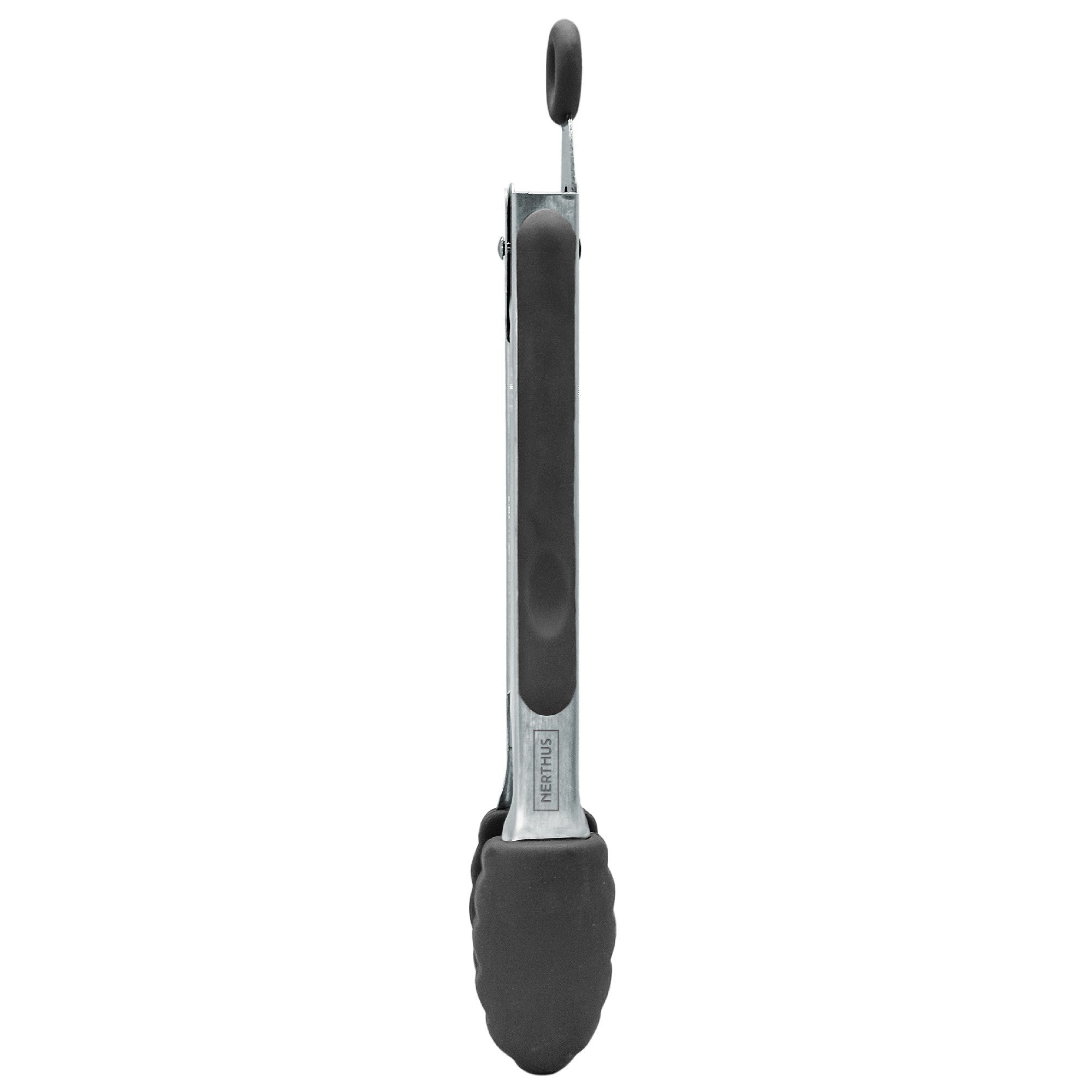 Pinzas de Cocina de Acero Inoxidable con Punta de Silicona – 26 cm