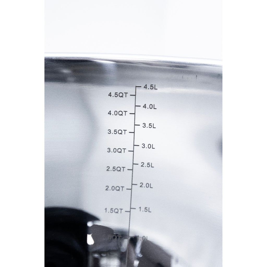 Set de 3 bowls de acero inoxidable con asas y base antideslizante