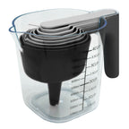 Set de cucharas medidoras y jarra medidora de 1 litro