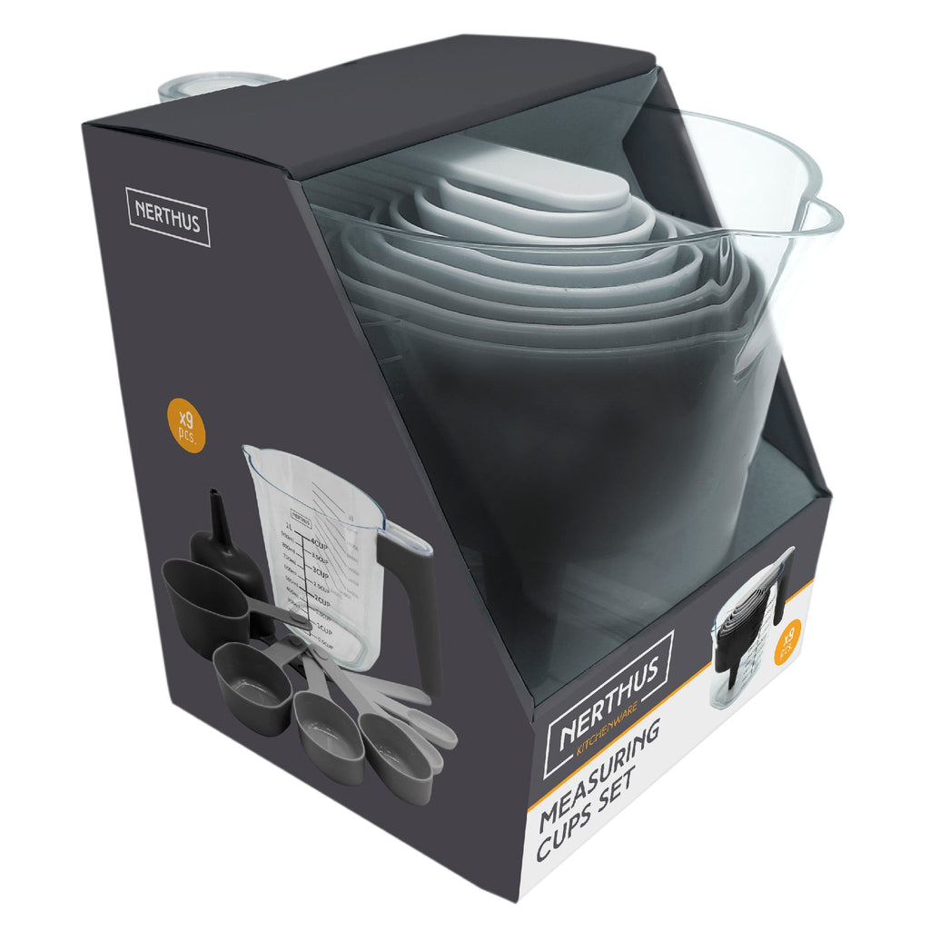 Set de cucharas medidoras y jarra medidora de 1 litro