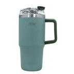 Taza térmica con tapa hermética y pajita