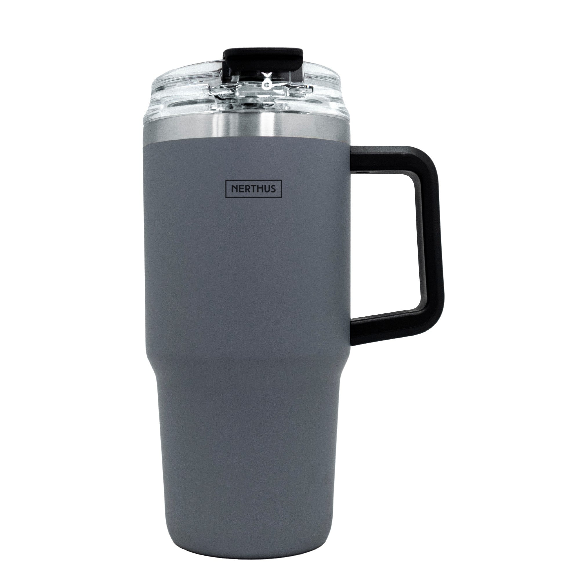 Taza térmica con tapa hermética y pajita