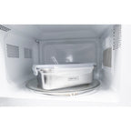 Recipiente Hermético de Acero Inoxidable Apto para Microondas - Rectangular