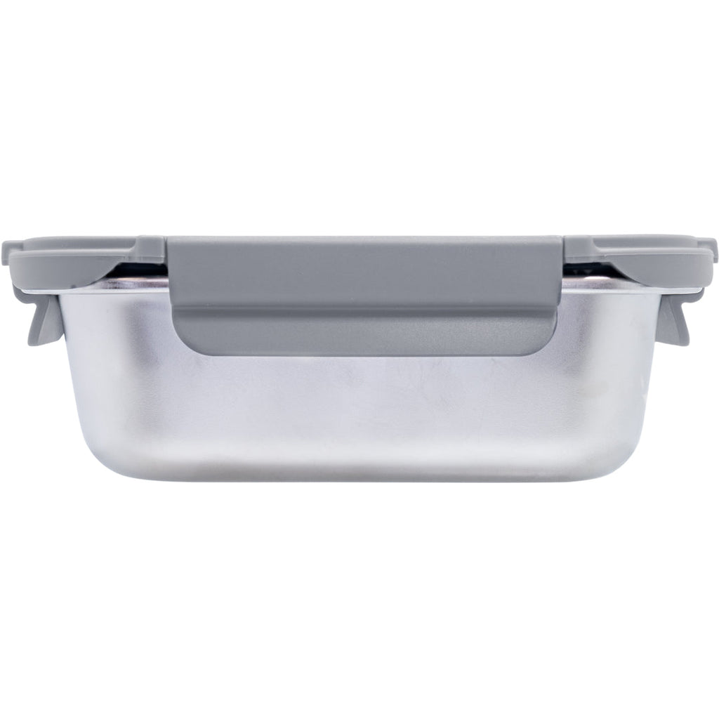 Fiambrera de Acero Inoxidable con Tapa de Cristal – Apta Microondas