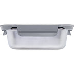 Fiambrera de Acero Inoxidable con Tapa de Cristal – Apta Microondas