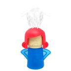 Limpiador de microondas con vapor en forma de muñeca