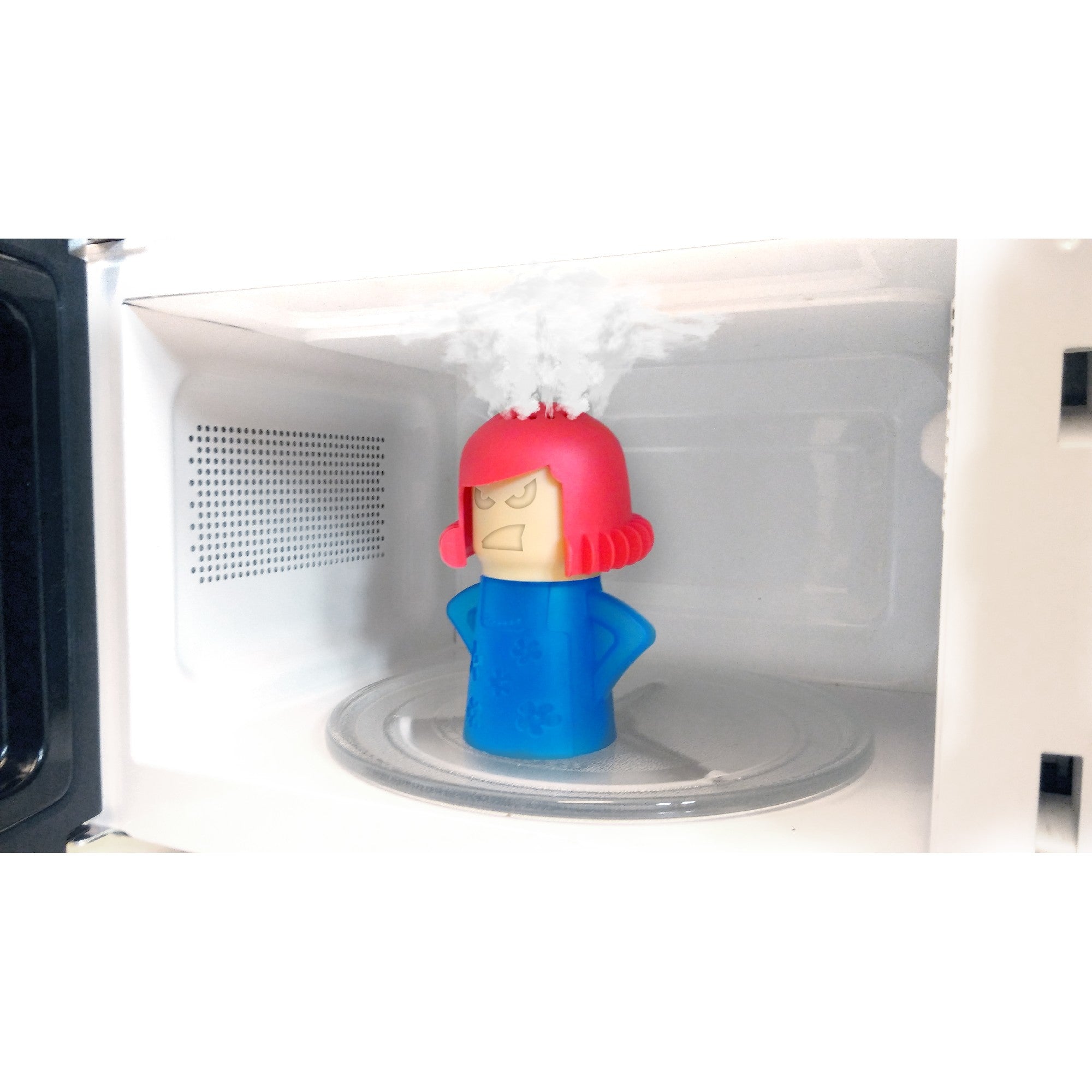 Limpiador de microondas con vapor en forma de muñeca