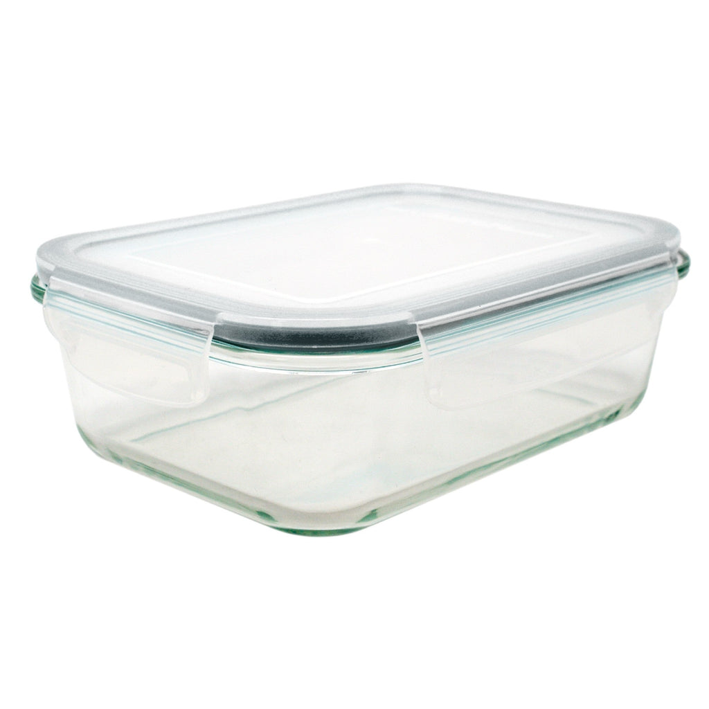 Recipiente Hermético de Cristal Rectangular