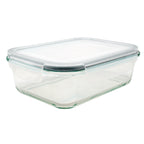 Recipiente Hermético de Cristal Rectangular