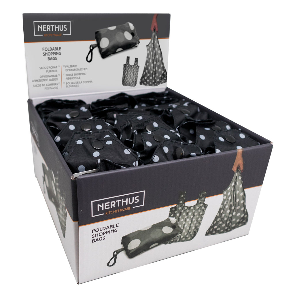 Bolsa de Compra Plegable con Lunares