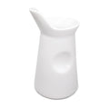 Lechera de porcelana blanca para café o té
