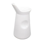 Lechera de porcelana blanca para café o té