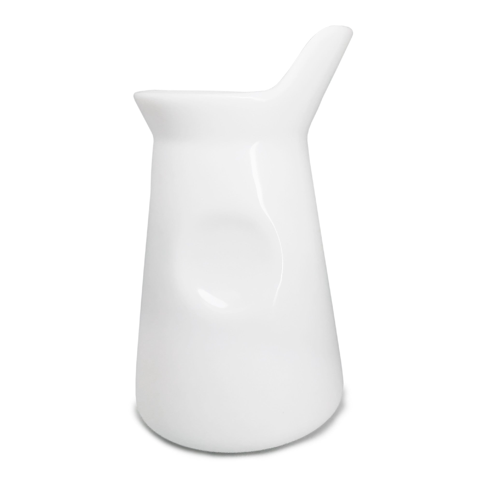 Lechera de porcelana blanca para café o té
