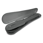 Set de Cubiertos de Oficina con Estuche Gris
